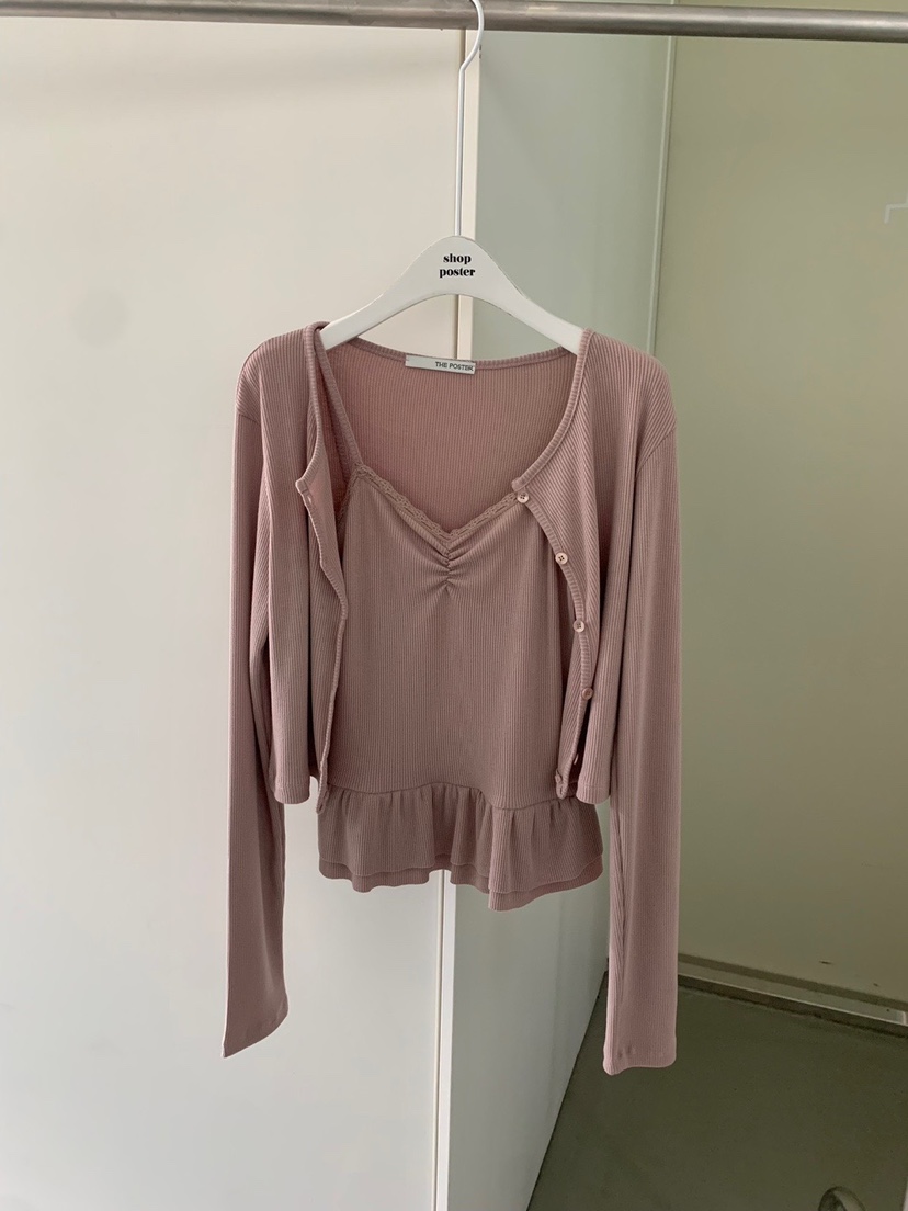 SHOP POSTER韓國代購㊣女裝新品休閑熱賣職業時尚推薦套裝SHOP_POSTER套裝圖色3