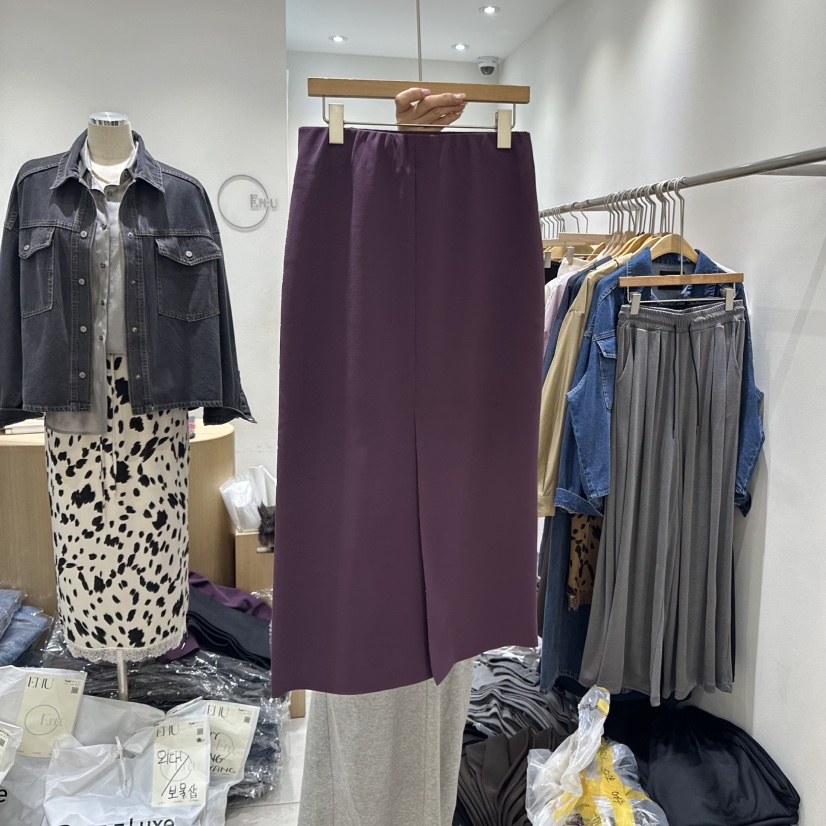 EN.U東大門㊣代購女士新品人氣推薦熱賣真品25秋冬時尚長裙EN.U長裙