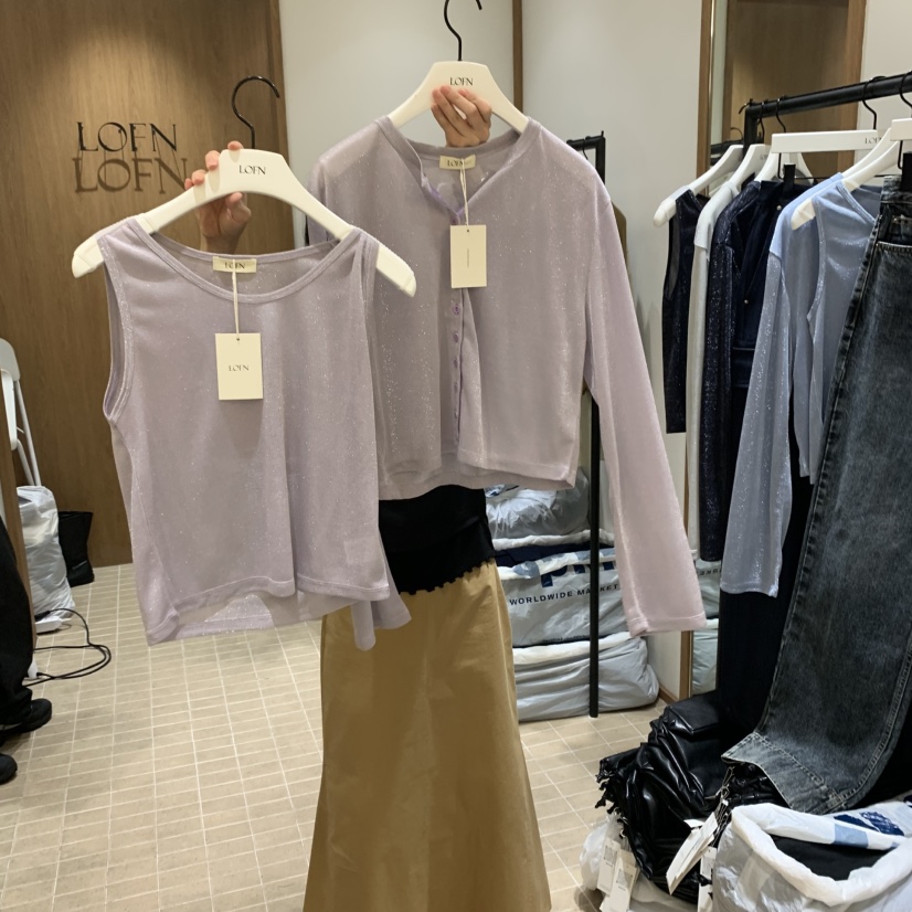 LOFN東大門㊣實拍女士新品推薦職業時尚人氣真品熱賣吊帶背心LOFN吊帶/背心