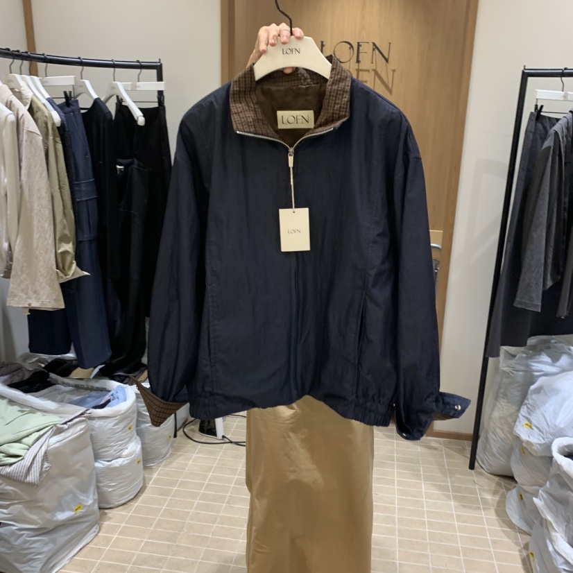 LOFN韓國直郵㊣女士新品休閑職業熱賣人氣真品25秋冬推薦夾克LOFN夾克圖色2