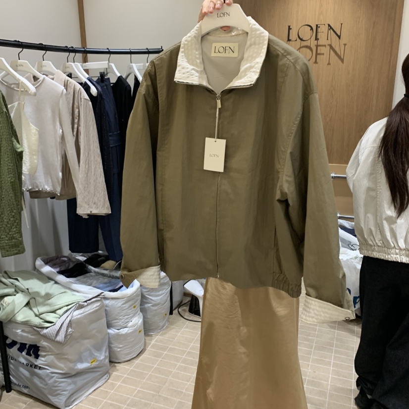 LOFN韓國直郵㊣女士新品休閑職業熱賣人氣真品25秋冬推薦夾克LOFN夾克圖色3