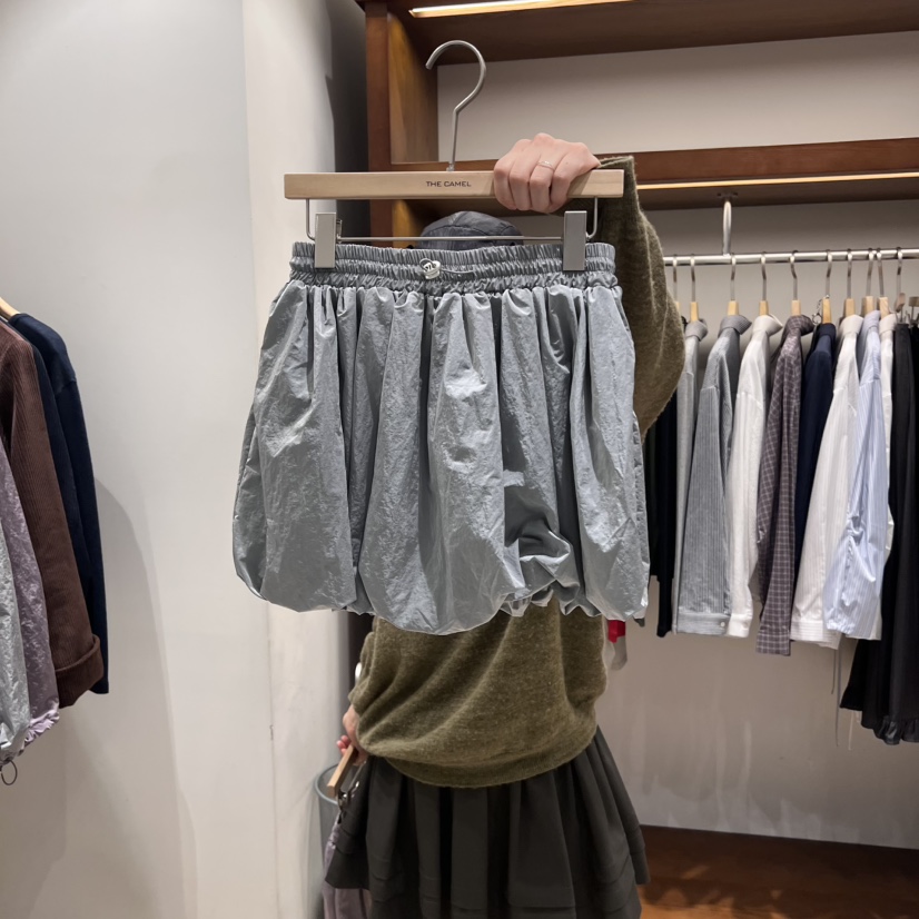 THE CAMEL韓國代購㊣女士新品真品短裙the came_l 家短裙圖色1