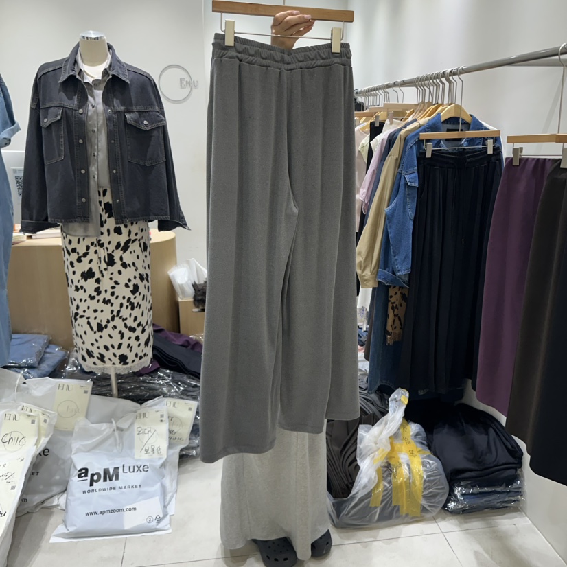 EN.U東大門㊣直郵女裝新品25秋冬人氣休閑時尚職業休閑褲柔軟EN.U休閑褲