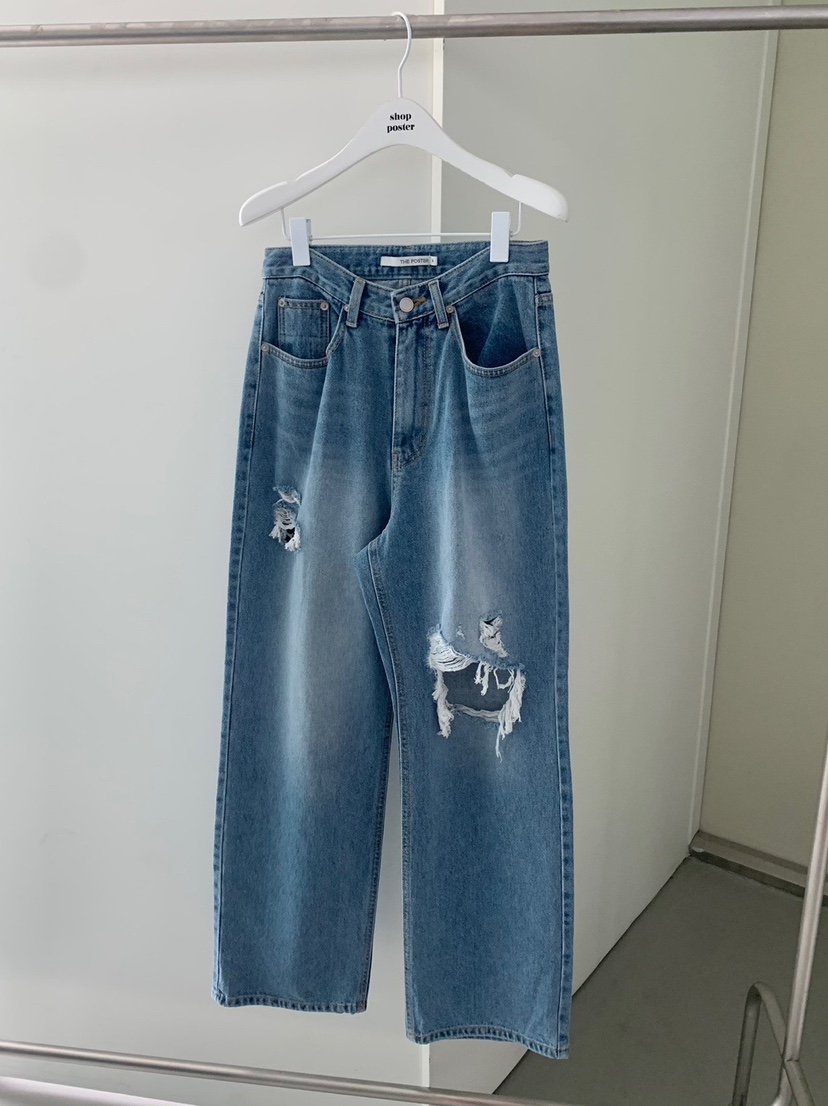 SHOP POSTER東大門㊣直郵女裝新款25秋冬推薦職業熱賣牛仔褲SHOP_POSTER牛仔褲圖色1
