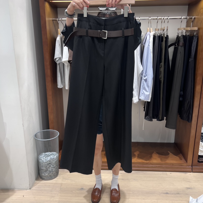 THE CAMEL東大門㊣代購女士新款25秋冬休閑褲不含腰帶the came_l 家休閑褲圖色2
