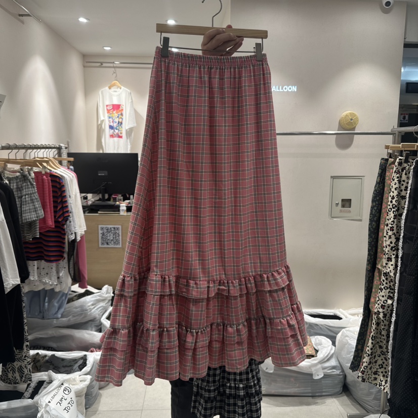 J.BALLOON韓國代購㊣女士新品真品25秋冬人氣推薦休閑長裙J.BALLOON長裙