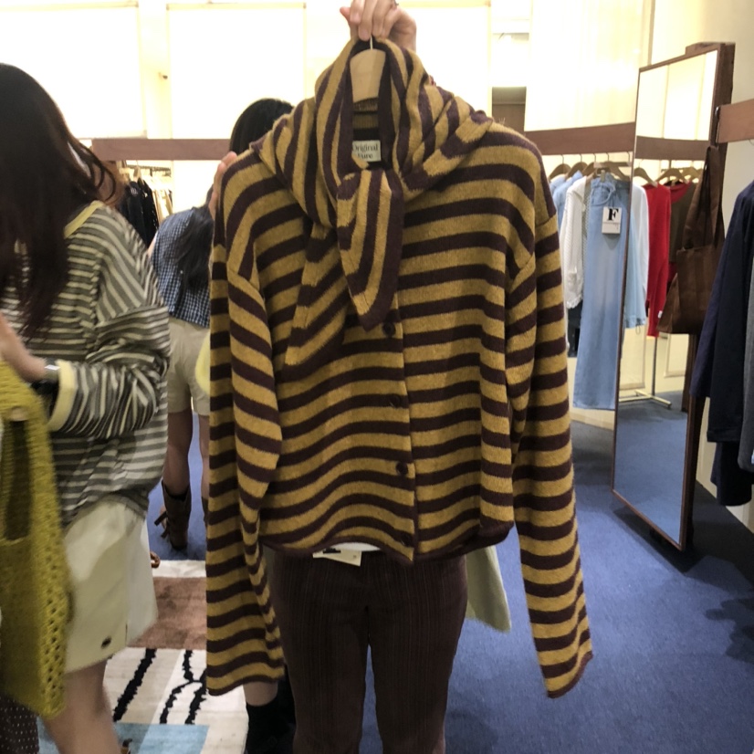 FURE韓國直郵㊣女裝新品時尚熱賣人氣真品職業針織衫含圍巾FURE針織衫圖色3