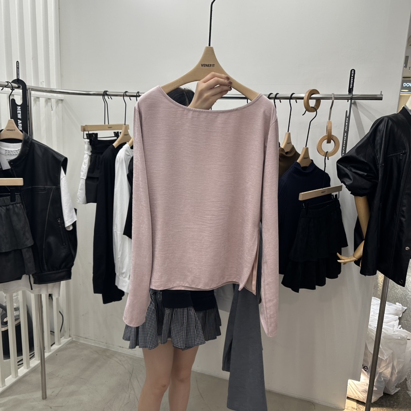 VENEFIT東大門㊣直郵女士新款推薦人氣25秋冬真品襯衫蕾絲衫VENEFIT/JENNIE襯衫/蕾絲衫