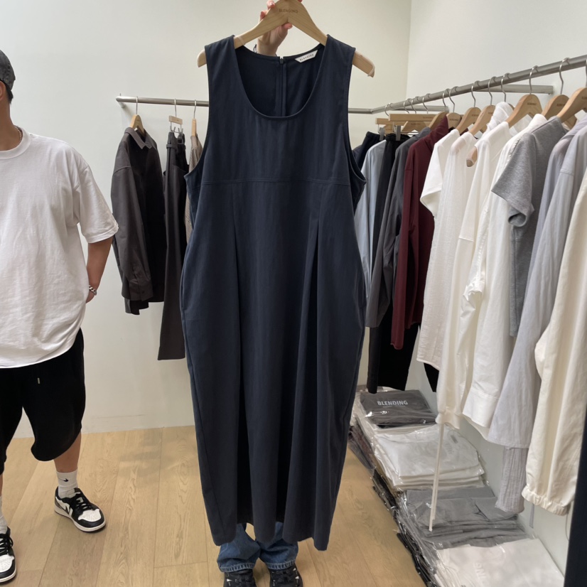 BLENDING-p韓國代購㊣女裝新品真品25秋冬休閑職業人氣連衣裙BLENDING連衣裙圖色2