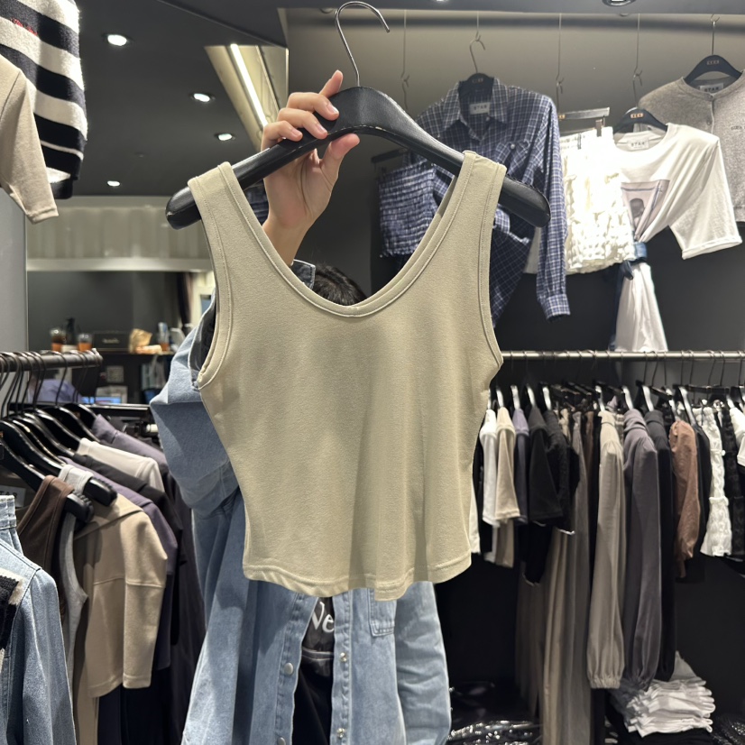 LONE STAR東大門㊣實拍女裝新品休閑25秋冬時尚職業吊帶背心LONE STAR吊帶/背心