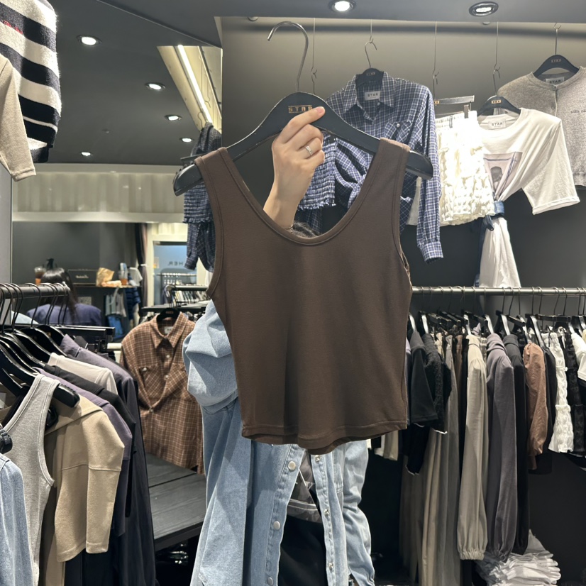 LONE STAR東大門㊣實拍女裝新品休閑25秋冬時尚職業吊帶背心LONE STAR吊帶/背心圖色4