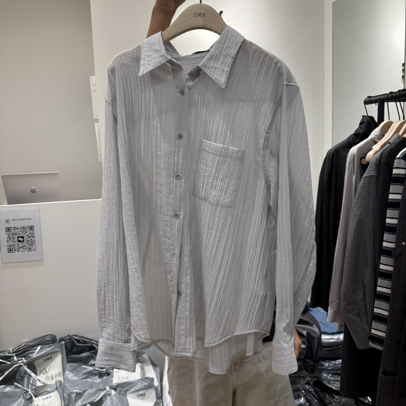 ORE-P東大門㊣實拍女裝新品真品熱賣時尚人氣休閑襯衫蕾絲衫ORE襯衫/蕾絲衫圖色2