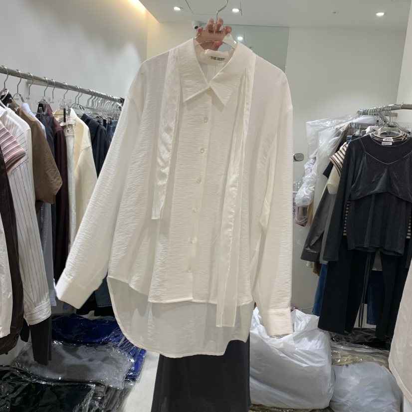 THE REST韓國代購㊣女士新品真品人氣時尚25秋冬襯衫蕾絲衫THE REST/UNNOEUD襯衫/蕾絲衫圖色1