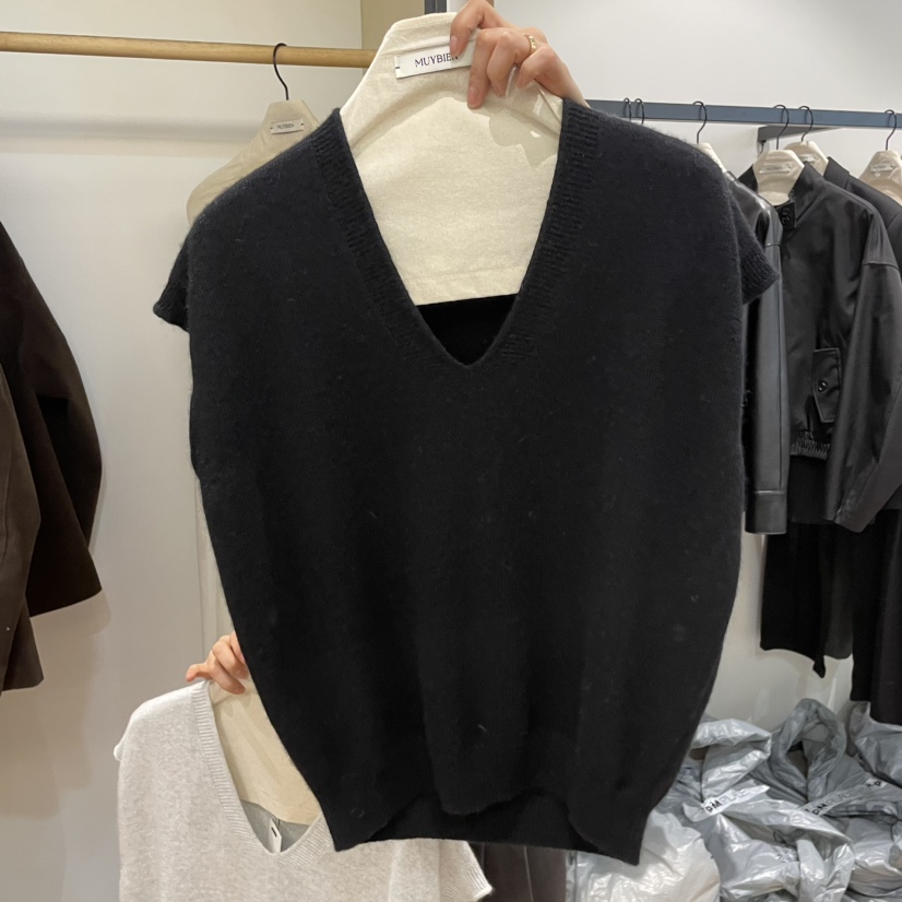 MUYBIEN東大門㊣代購女士新款職業時尚25秋冬休閑熱賣吊帶背心MUYBIEN吊帶/背心圖色2
