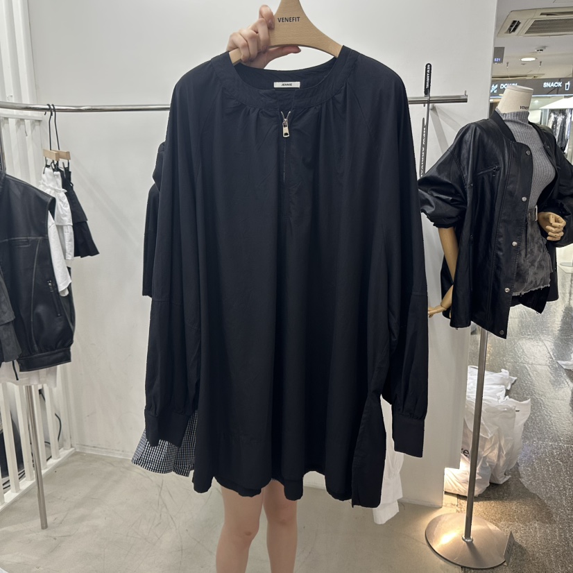 VENEFIT東大門㊣代購女裝新品熱賣休閑25秋冬時尚人氣連衣裙VENEFIT/JENNIE連衣裙圖色2