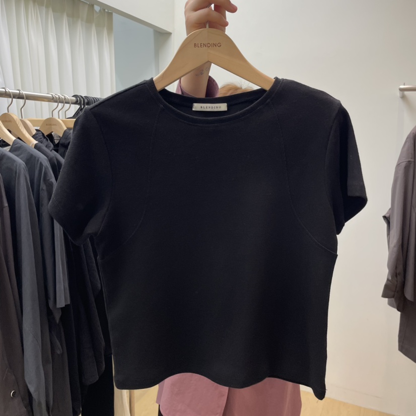 BLENDING-p東大門㊣代購女裝新品真品熱賣25秋冬推薦休閑T恤BLENDINGT恤圖色2