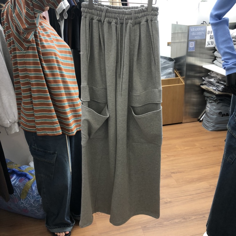 GABIZON東大門㊣實拍女裝新款推薦25秋冬人氣職業休閑褲口袋GABIZON休閑褲圖色1