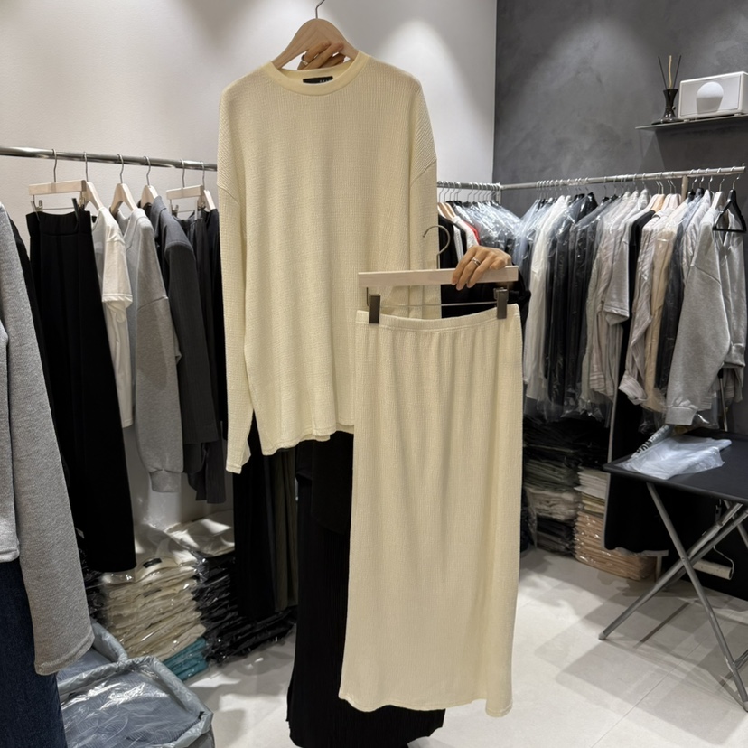 OPEN韓國代購㊣女士新品時尚真品熱賣推薦職業25秋冬人氣套裝OPEN套裝圖色1