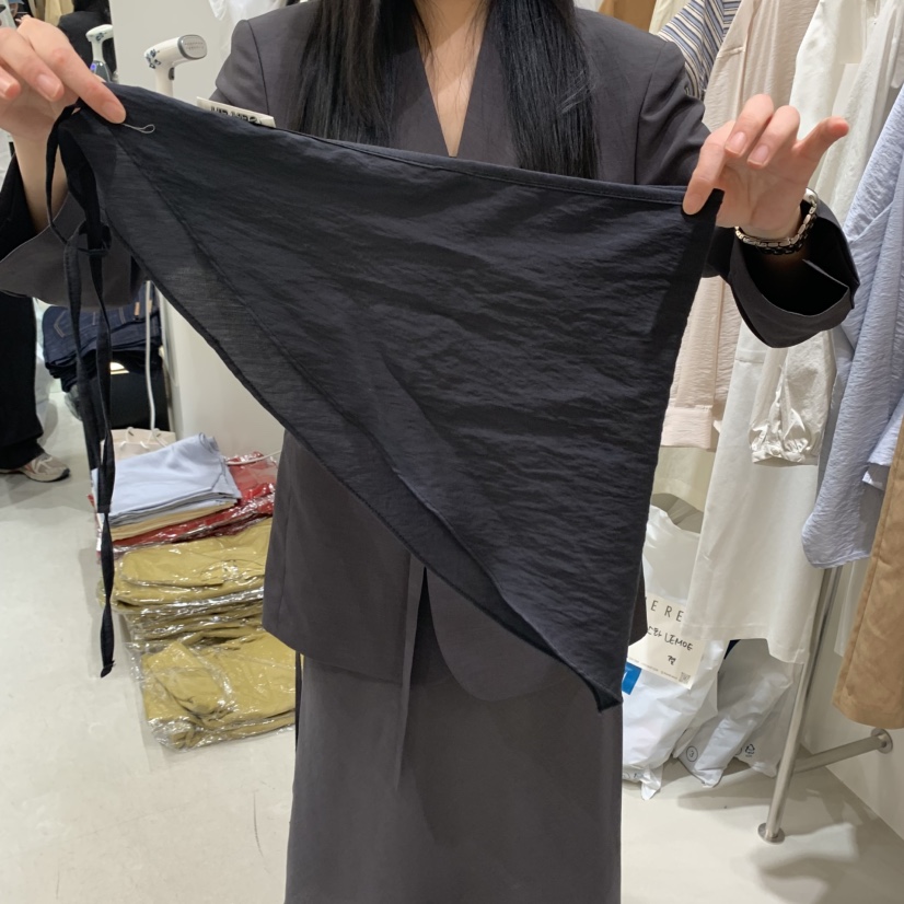THE REST東大門㊣代購女士新款休閑推薦職業時尚真品圍巾披肩THE REST/UNNOEUD圍巾/披肩圖色3