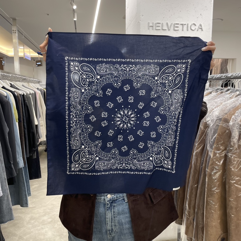 HELVETICA韓國直郵㊣女裝新品真品25秋冬推薦熱賣圍巾披肩棉質HELVETICA圍巾/披肩圖色1