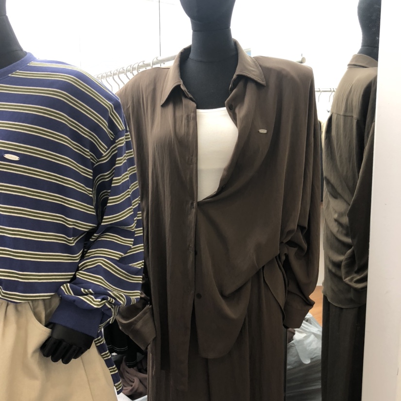 GABIZON韓國直郵㊣女士新款休閑25秋冬時尚襯衫蕾絲衫不含內搭GABIZON襯衫/蕾絲衫圖色3