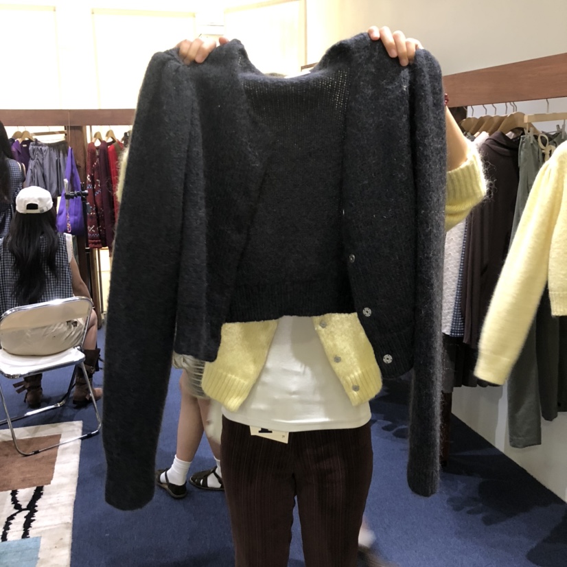 FURE東大門㊣直郵女裝新品休閑時尚真品職業人氣針織衫安哥拉FURE針織衫圖色2