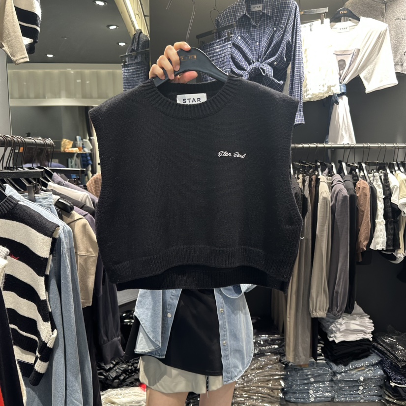 LONE STAR東大門㊣代購女裝新品職業時尚熱賣推薦吊帶背心LONE STAR吊帶/背心圖色3