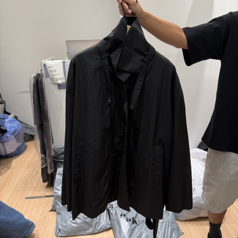 ORE-P韓國直郵㊣女士新款人氣職業休閑真品熱賣夾克含腰帶ORE夾克圖色2
