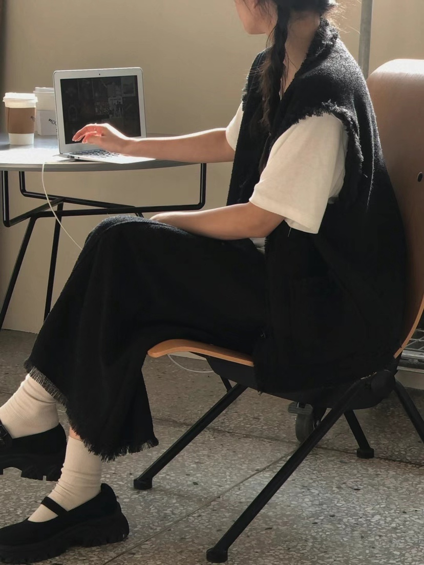 ONDO-P韓國代購㊣女士新款熱賣人氣時尚真品推薦長裙粗花呢ONDO-P長裙
