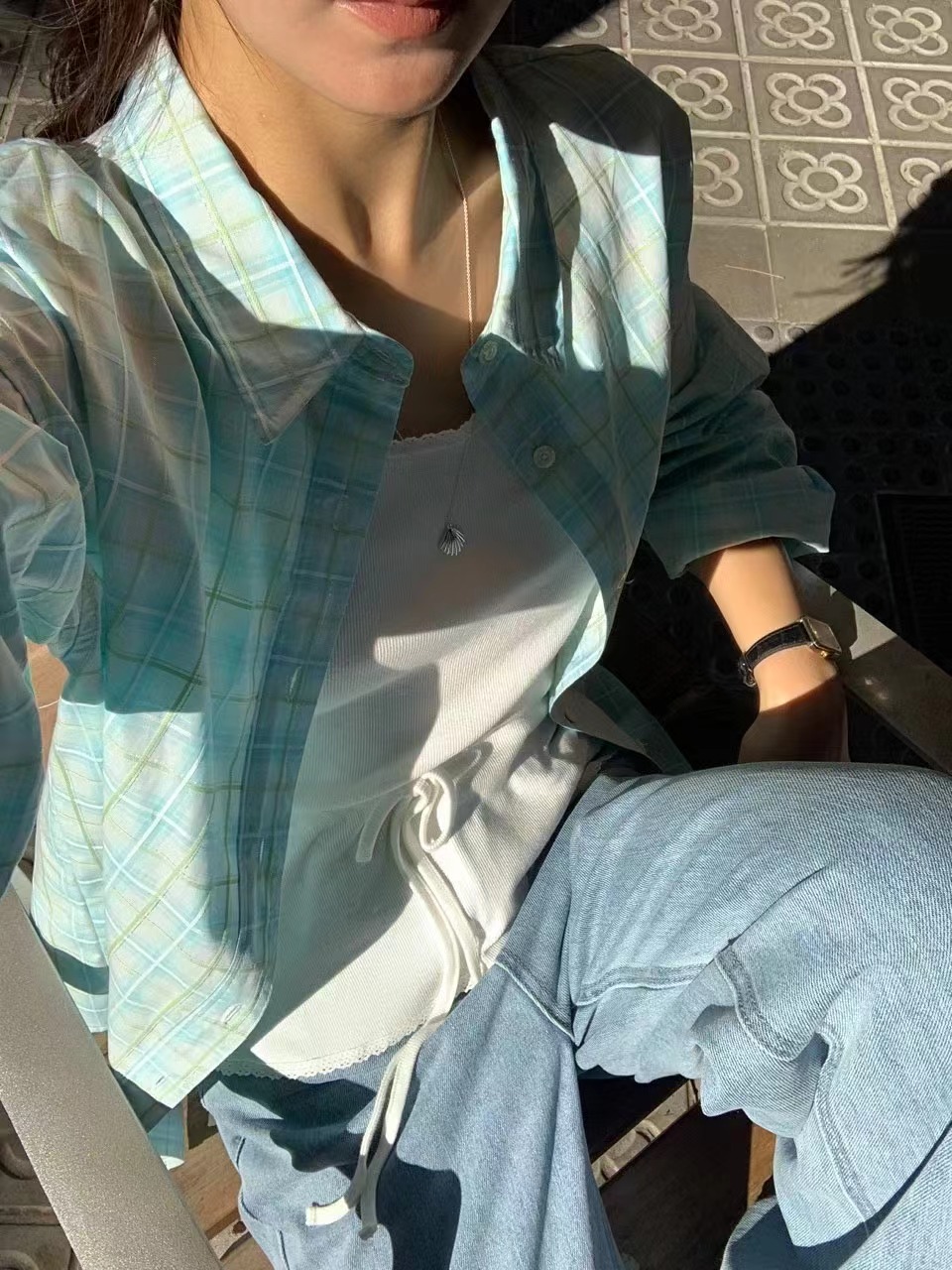 SIGNATURE韓國代購㊣女士新品人氣時尚推薦真品熱賣襯衫蕾絲衫SIGNATURE襯衫/蕾絲衫
