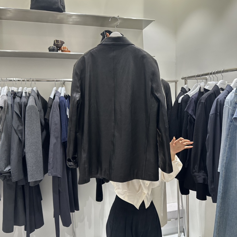 WOOD SAGE東大門㊣實拍女裝新品休閑真品職業熱賣推薦皮衣WOOD SAGE皮衣