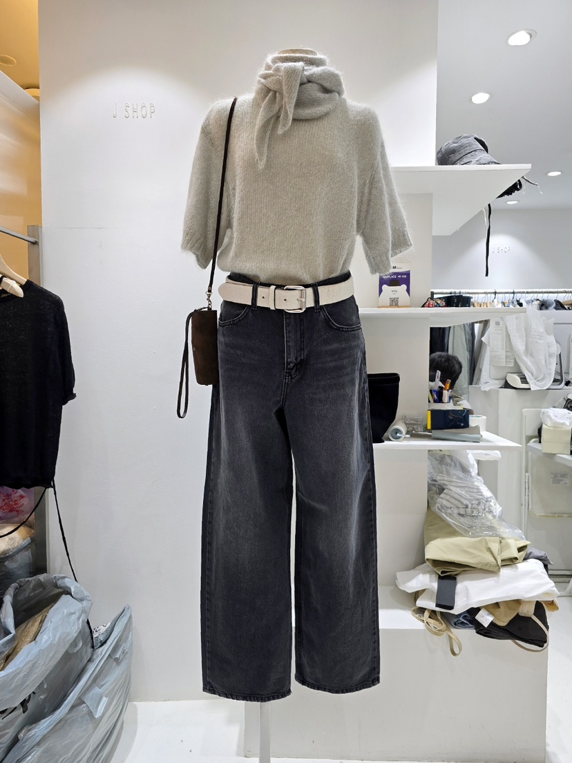 J SHOP東大門㊣代購女裝新款真品熱賣推薦時尚牛仔褲不含腰帶J_SHOP牛仔褲