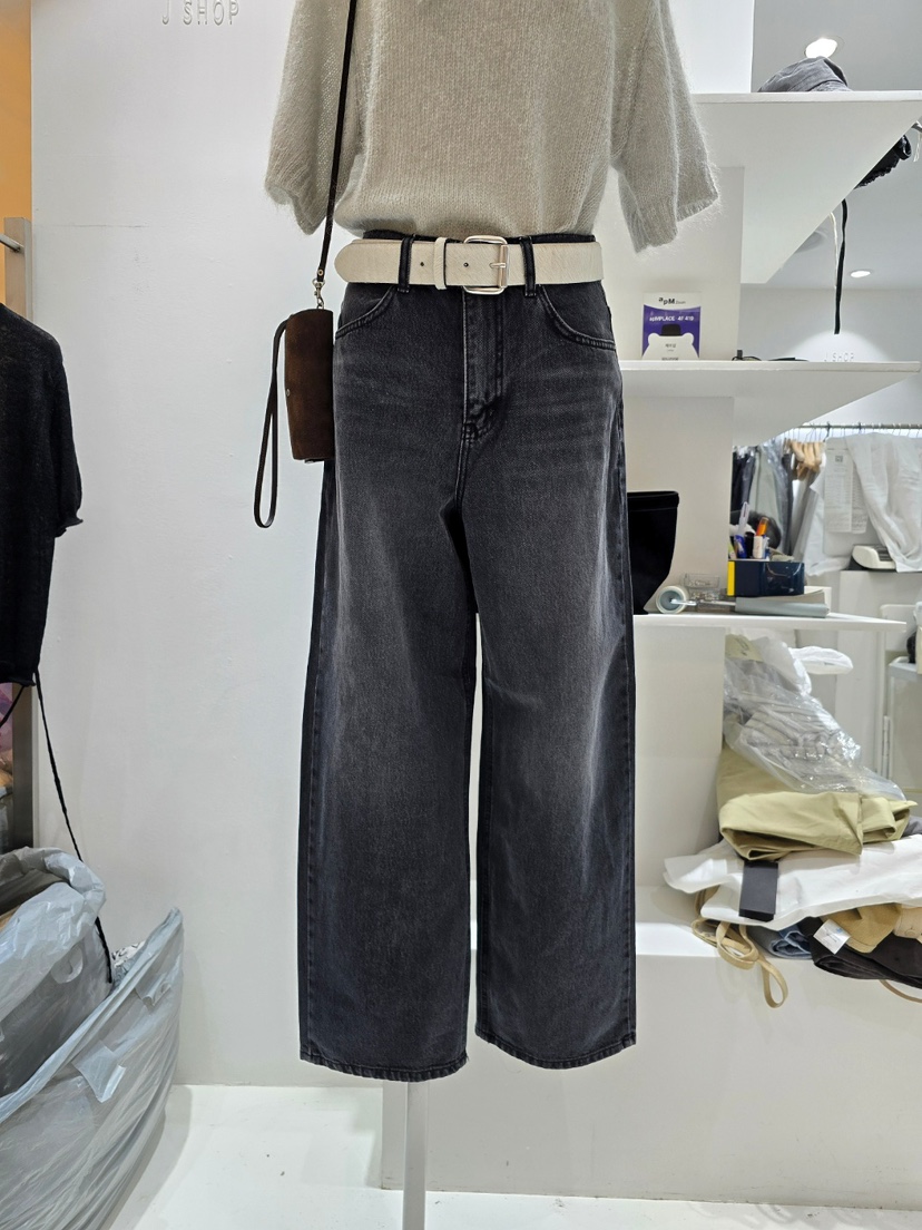 J SHOP東大門㊣代購女裝新款真品熱賣推薦時尚牛仔褲不含腰帶J_SHOP牛仔褲圖色1