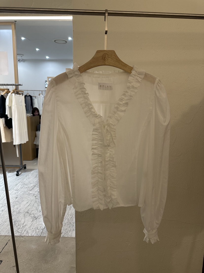 BPLAN東大門㊣直郵女士新品真品推薦人氣休閑職業襯衫蕾絲衫BPLAN襯衫/蕾絲衫圖色1