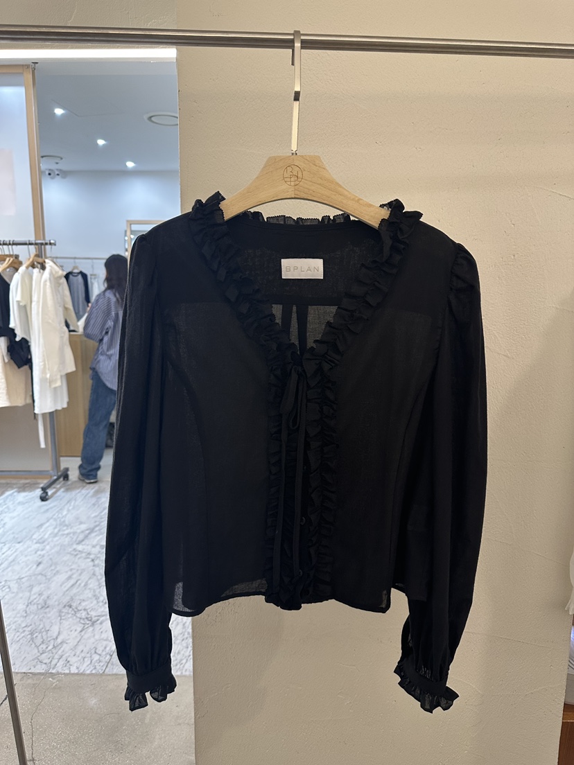 BPLAN東大門㊣直郵女士新品真品推薦人氣休閑職業襯衫蕾絲衫BPLAN襯衫/蕾絲衫圖色2
