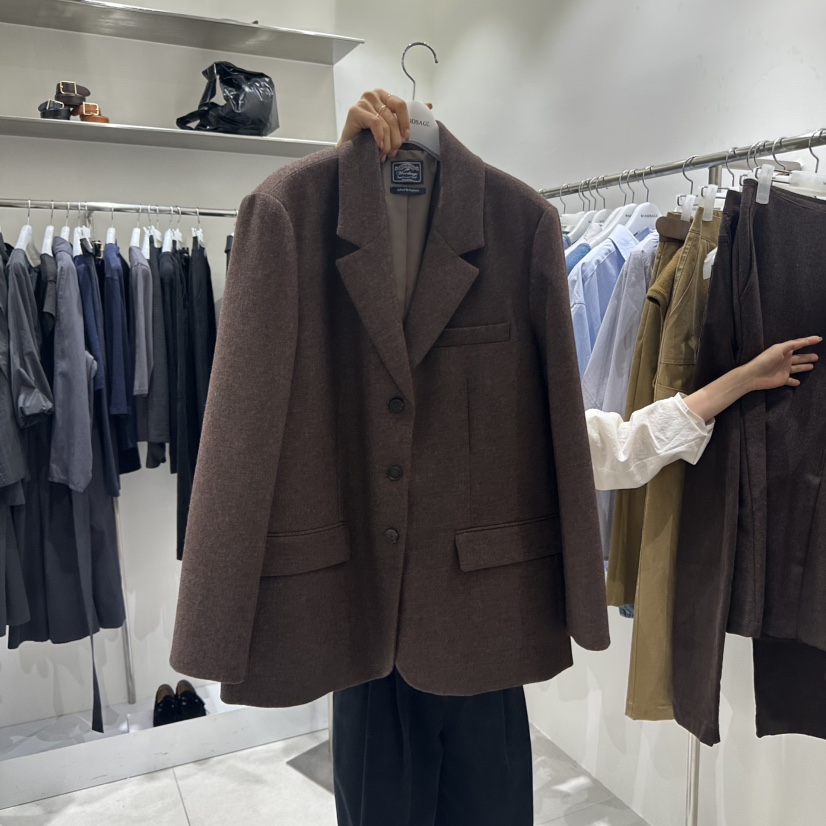 WOOD SAGE東大門㊣直郵女士新品真品25秋冬人氣休閑時尚夾克WOOD SAGE夾克圖色1