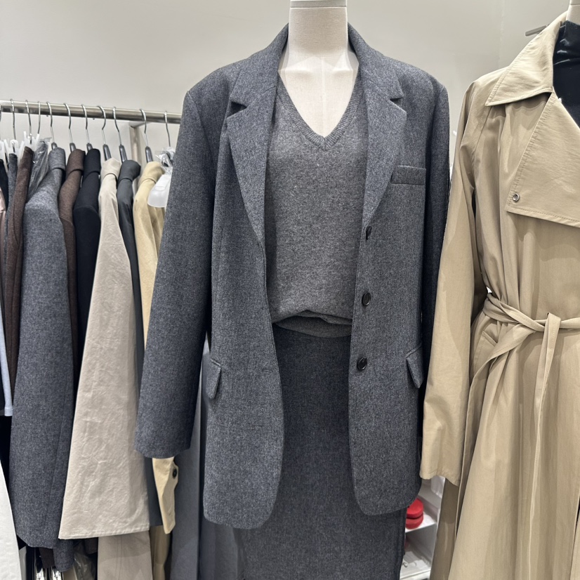 WOOD SAGE東大門㊣直郵女士新品真品25秋冬人氣休閑時尚夾克WOOD SAGE夾克圖色2
