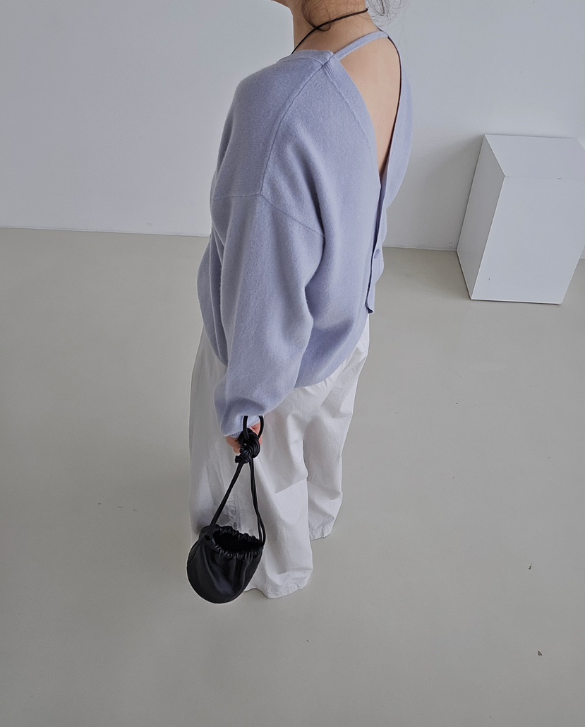 J SHOP韓國代購㊣女士新款職業真品人氣休閑針織衫雙V領開衫J_SHOP針織衫
