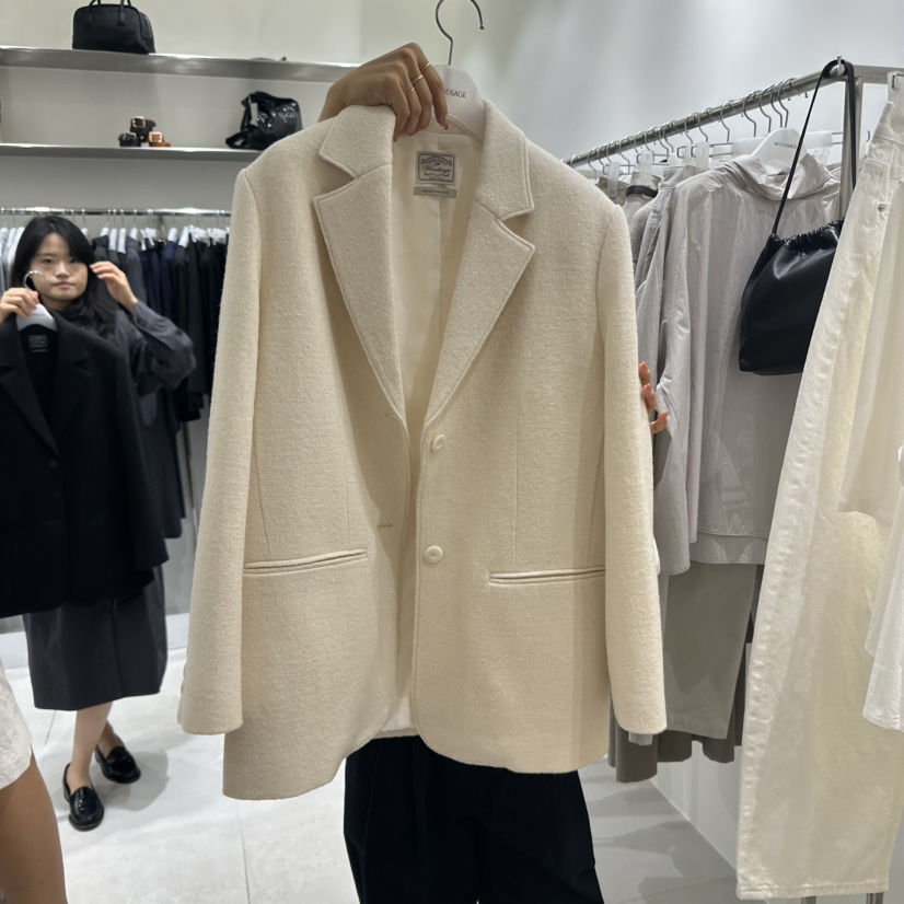 WOOD SAGE東大門㊣直郵女裝新款時尚職業人氣熱賣夾克口袋WOOD SAGE夾克圖色1