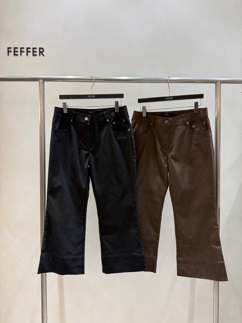 FEFFER韓國直郵㊣女士新品人氣推薦25秋冬時尚真品職業休閑褲FEFFER休閑褲