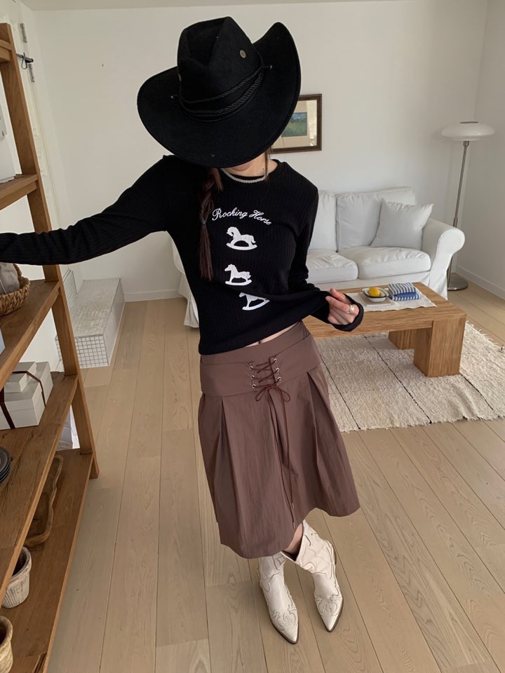 MORE THAN-P韓國代購㊣女士新品人氣休閑時尚半身裙中短裙MORE THAN半身裙/中短裙
