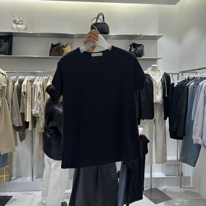 WOOD SAGE韓國直郵㊣女裝新品人氣時尚熱賣25秋冬職業休閑T恤WOOD SAGET恤圖色5