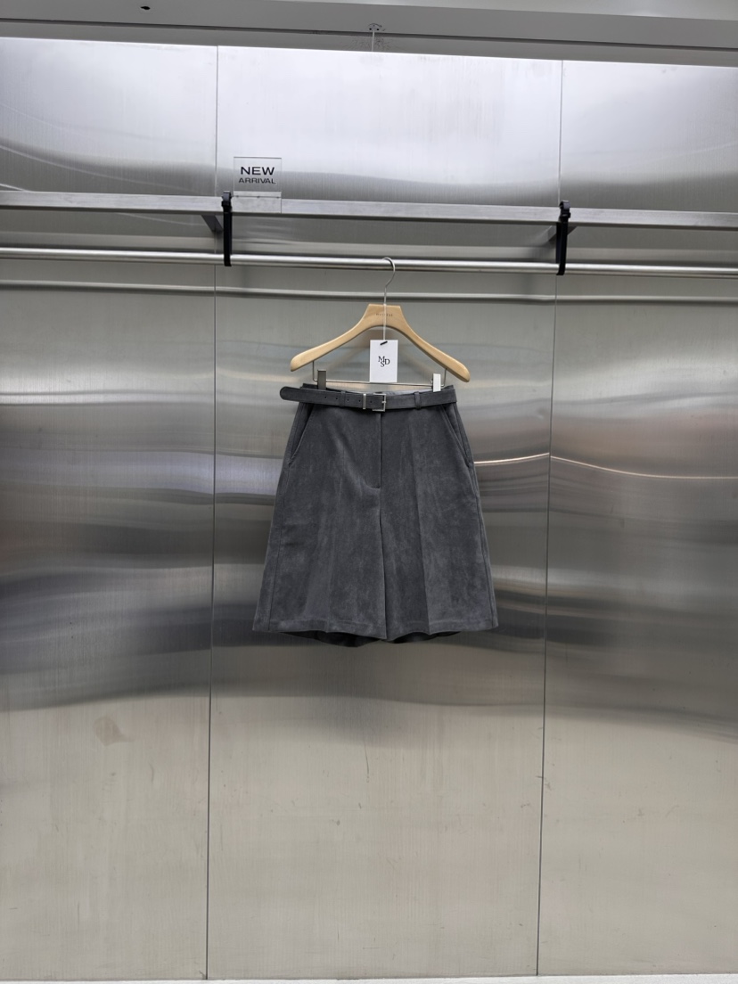 MYDRESS東大門㊣直郵女裝新品真品人氣25秋冬熱賣短褲含腰帶MYDRESS短褲圖色2