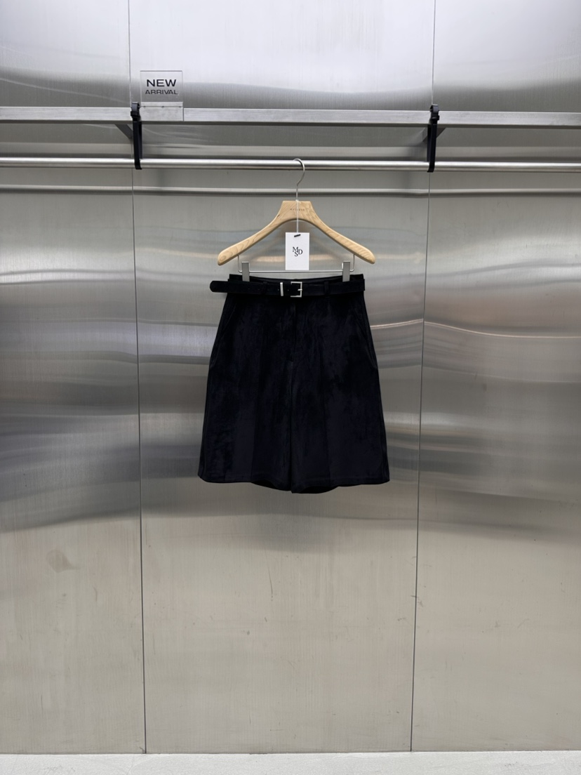 MYDRESS東大門㊣直郵女裝新品真品人氣25秋冬熱賣短褲含腰帶MYDRESS短褲圖色3