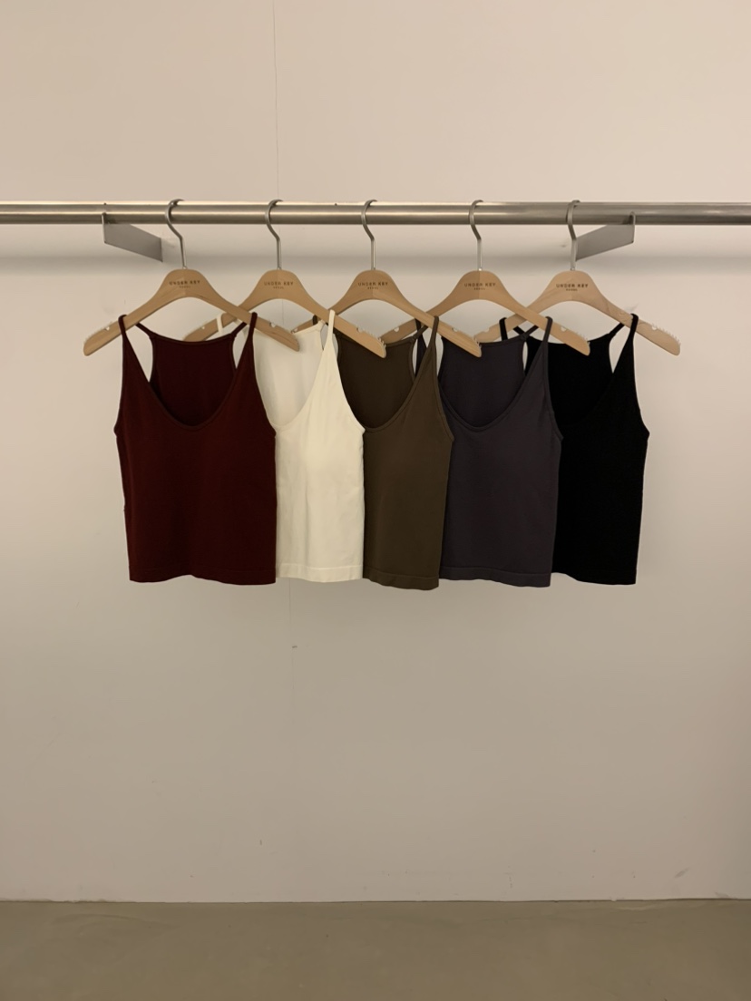 UNDER KEY東大門㊣實拍女裝新品人氣25秋冬真品時尚吊帶背心UNDER KEY吊帶/背心