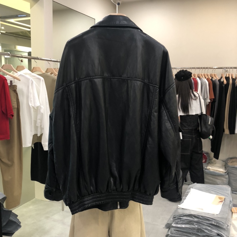 URBANSTORY/REMAKING韓國直郵㊣女士新款休閑熱賣皮衣皮革Remaking/URBANSTORY皮衣