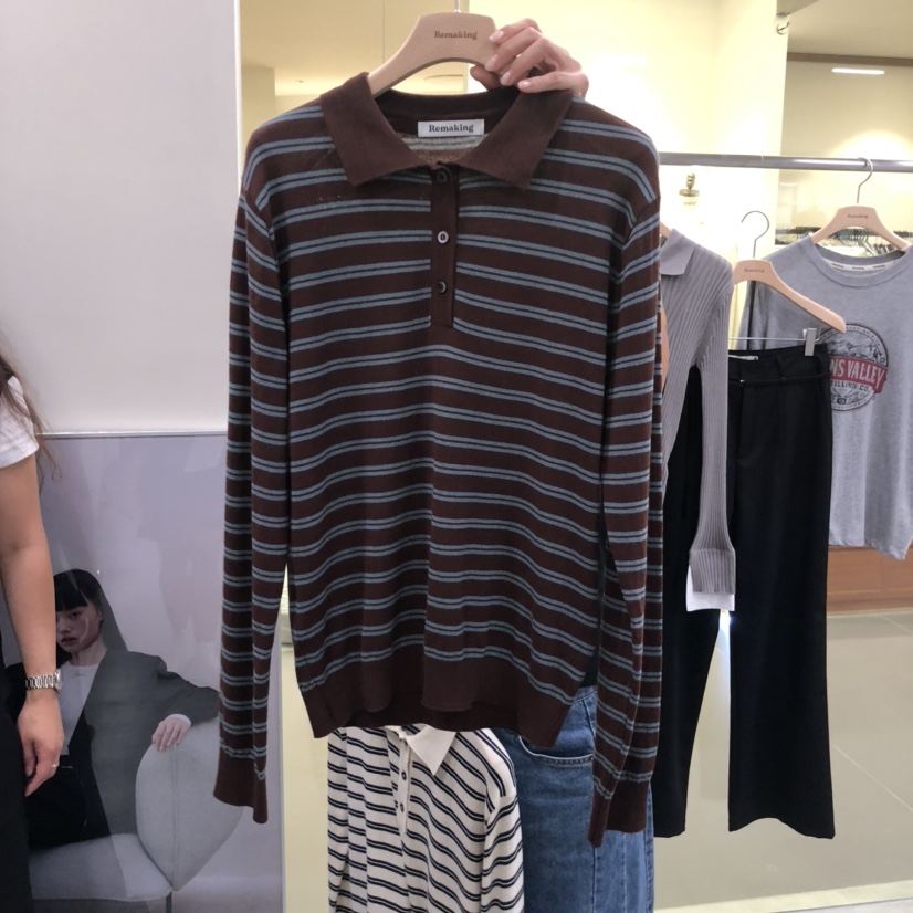 URBANSTORY/REMAKING東大門㊣直郵女裝新品真品熱賣長袖T恤Remaking/URBANSTORY長袖T恤圖色3