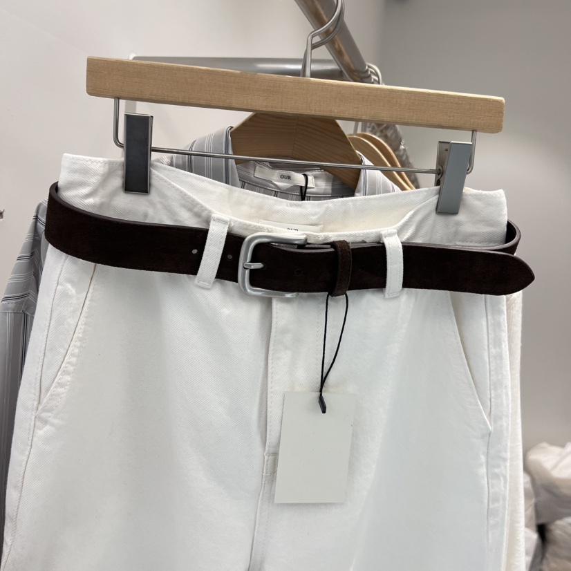 OUR-A東大門㊣直郵女士新品25秋冬休閑熱賣腰帶絨面革腰帶OUR-A腰帶圖色2
