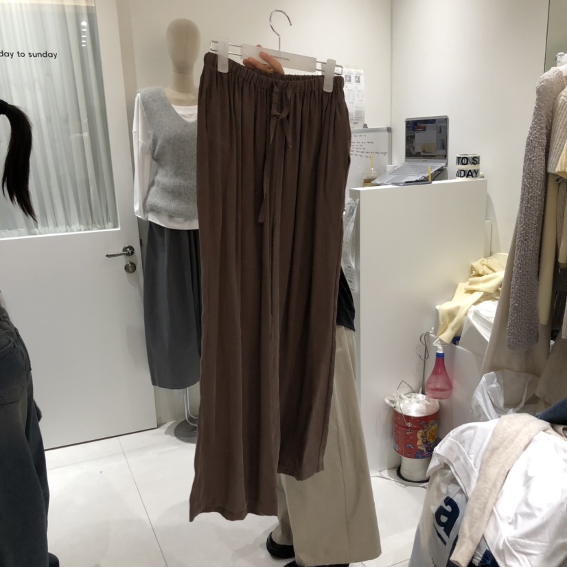 MONDAY TO SUNDAY東大門㊣直郵女裝新品推薦時尚真品休閑褲MONDAY TO SUNDAY休閑褲圖色3
