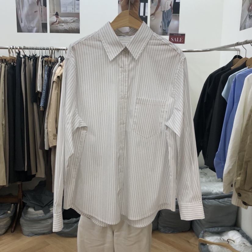 NOWHERE東大門㊣直郵女裝新款真品25秋冬人氣休閑襯衫蕾絲衫NOWHERE襯衫/蕾絲衫圖色1